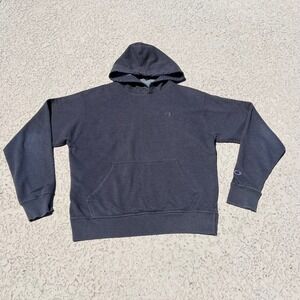Champion Authentic Hoodie Mens Medium Gray Pullover Sweatshirt‎